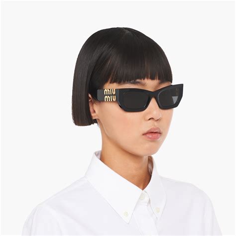 smu09w miu miu|Slate Gray Lenses Miu Glimpse Sunglasses .